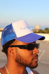 Image 3 of Ocean Blue Trucket Hat 