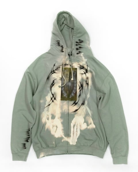 Image of COLD F33T - Lighthouse 3 Zip-Up Hoodie (Mint)