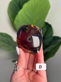 Image 4 of CHOOSE YOUR OWN HALF POLISHED BLUE SUMATRAN AMBER -INDONESIA- **UV REACTIVE**