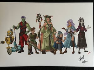 D&D/Critical Role Limited Number Giclee Prints