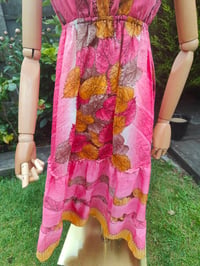 Image 6 of Havana Halter Dress- classic statement holiday piece- one size - PINK/CORAL