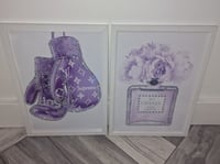 Image 1 of LILAC GLOVES FASHION PRINT SET 