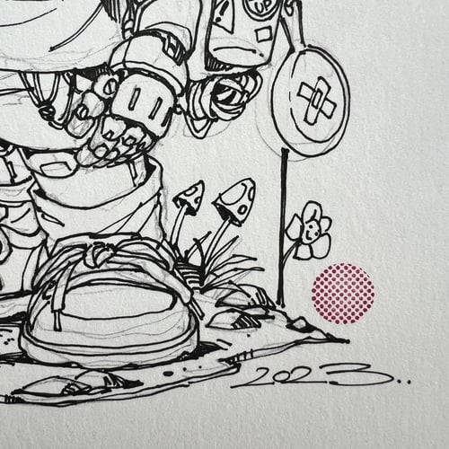 Image of MECHASOUL SCOUT DRAWING