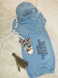 Image 2 of Baby Gown & Hat Sets