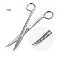 Image 10 of 12.5Cm/14Cm/16Cm/18Cm Dental Stainless Steel Surgical Scissors Forceps Straight Curved Medical Tools