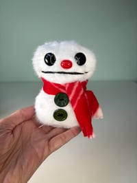Image 2 of Mini Minky Weighted Snowmen 