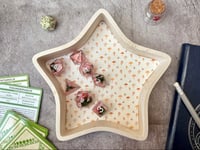 Image 5 of Star Shaped Mushroom Print Dice Tray