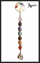 Image 1 of Chakra stone tree of life hanging decor