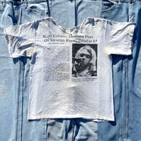 Image 1 of 1994 Kurt Cobain Headline Tee Sz XL