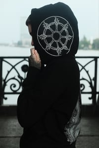 Image 5 of SPIRITUAL STRAIGHT EDGE /Hoodie (Black/Silver)