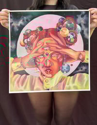 Image 3 of “Space Buns” Fine Art Print