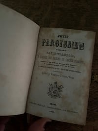 Image 2 of Paroissien, XIXème siècle velours marron et fermoir doré