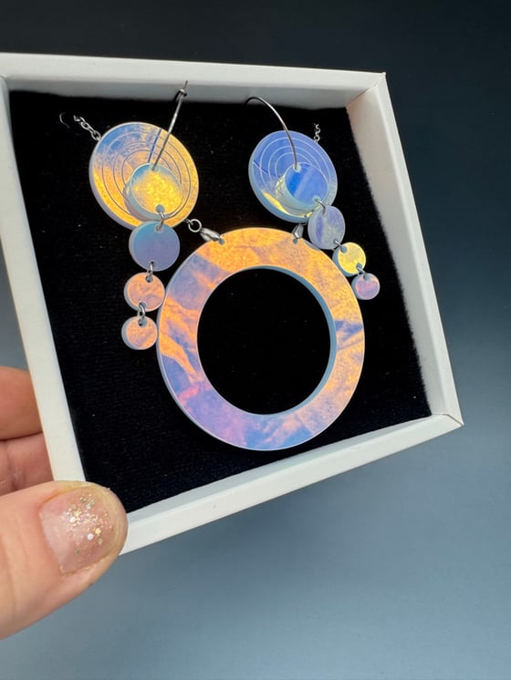 Image of Set náušnice Bubbline & náhrdelník Circle Unicorn