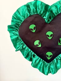 Image 2 of PREORDER Alien Heart Ruffle Bag 💚👽