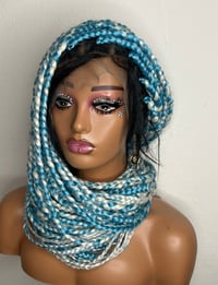 Image 4 of Full Lace Braided Box Braid Wig Knotless Wig, 