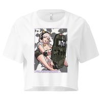 Image 2 of Cow Maid Crop Top