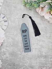Image 2 of Gravestone Acrylic Bookmark
