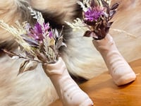 Image 6 of Mini Boot Flowers Purple ( Pairs Only )