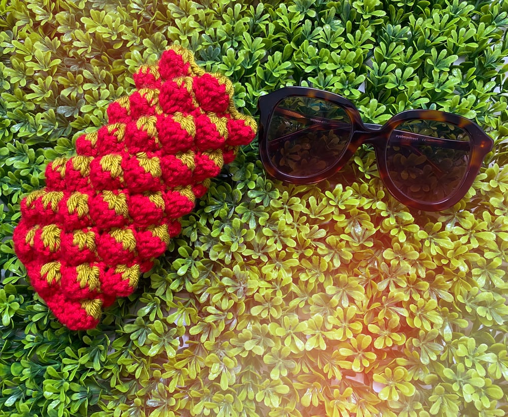 Image of Strawberry Sunglass Pouch