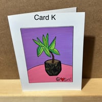 Image 8 of ART - YOUR CHOICE - Vertical Handpainted Art Greeting Card