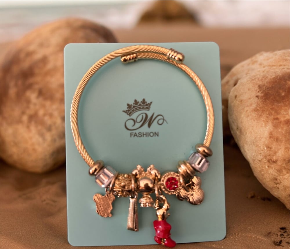 Image of Mickey Mouse Charm Bracelet