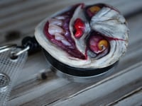 Image 12 of Handmade Pennywise Badge Reel Keychain 