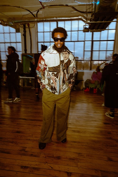 Image of Pangea Scarface Tapestry Jacket