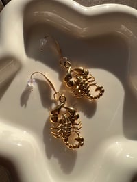 Image 8 of GOLD SCORPION EARRINGS