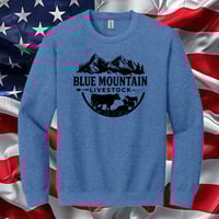 Blue Mountain Livestock crew neck