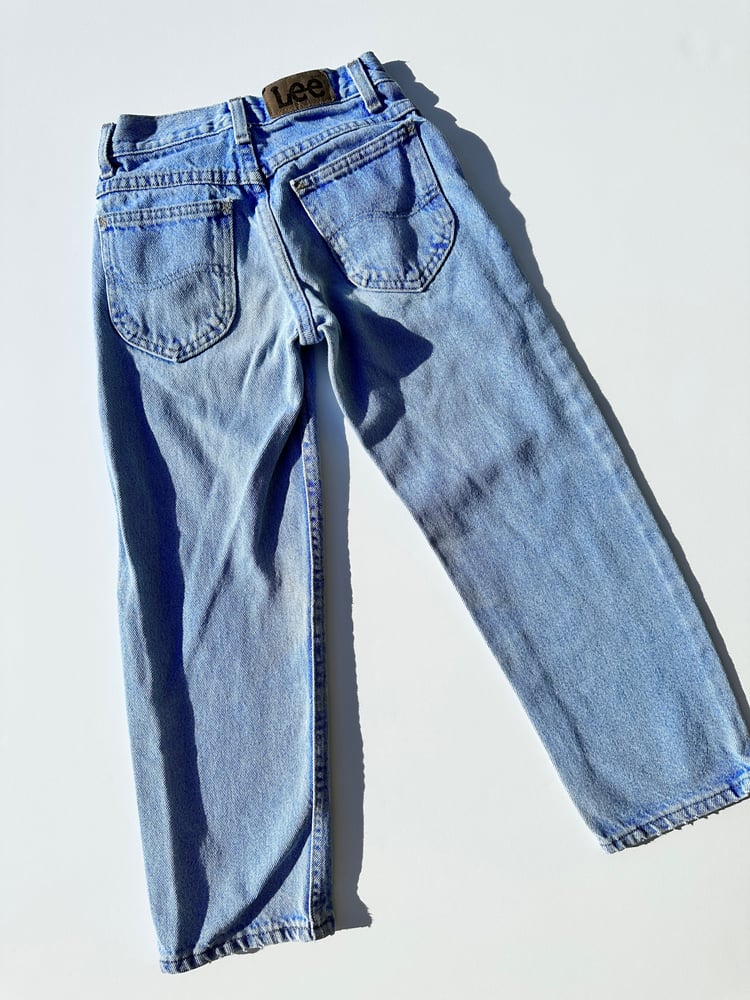 Image of Vintage Lee Jeans Light Wash 7 Regular 