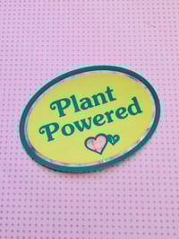 Image 4 of Plant Powered vegan sticker 