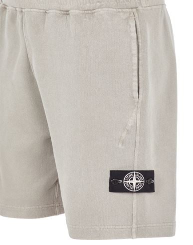 Image of STONE ISLAND 618T3 70% RECYCLED COTTON FLEECE, TINTO TERRA