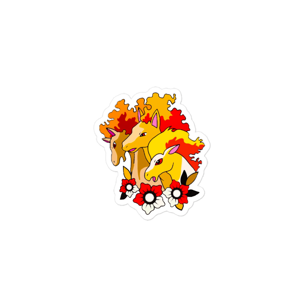 Image of Fire Horses Sticker