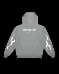 Jesus is Lord Hoodie Grey