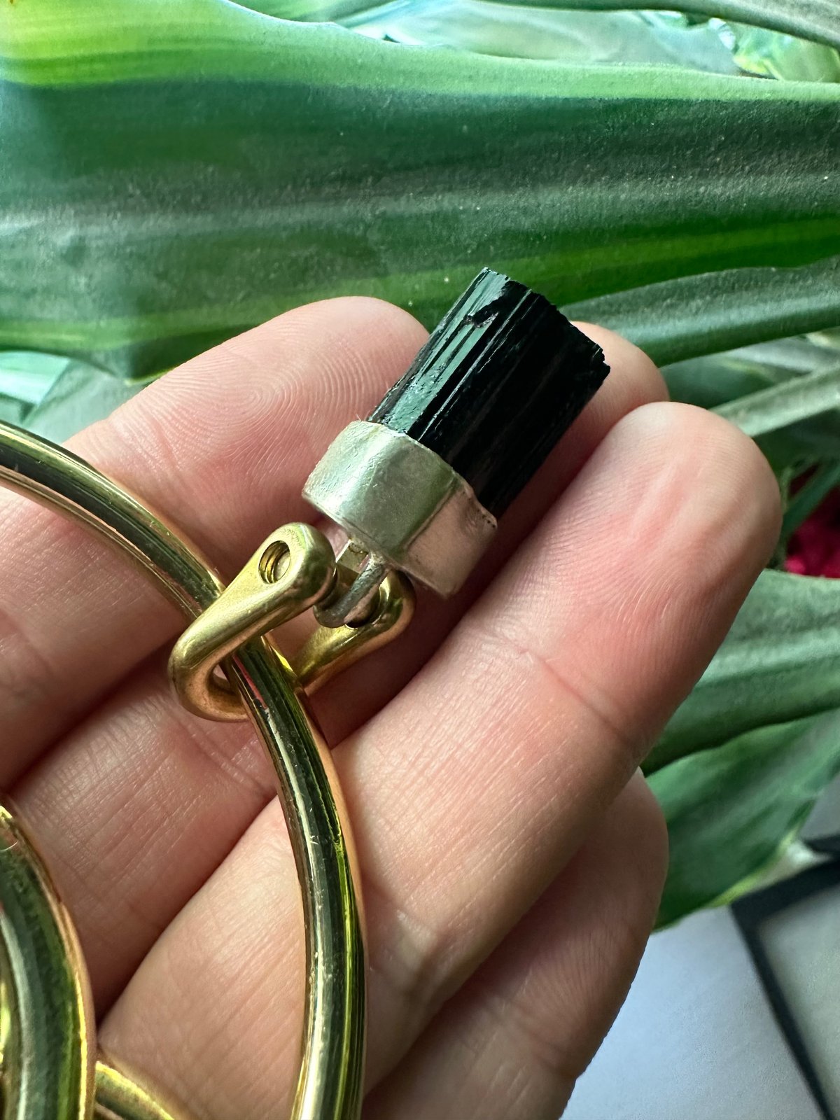 Black tourmaline grounding ritual necklace