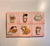 Celestial Cat Cafe Hard Enamel pins (B grade)