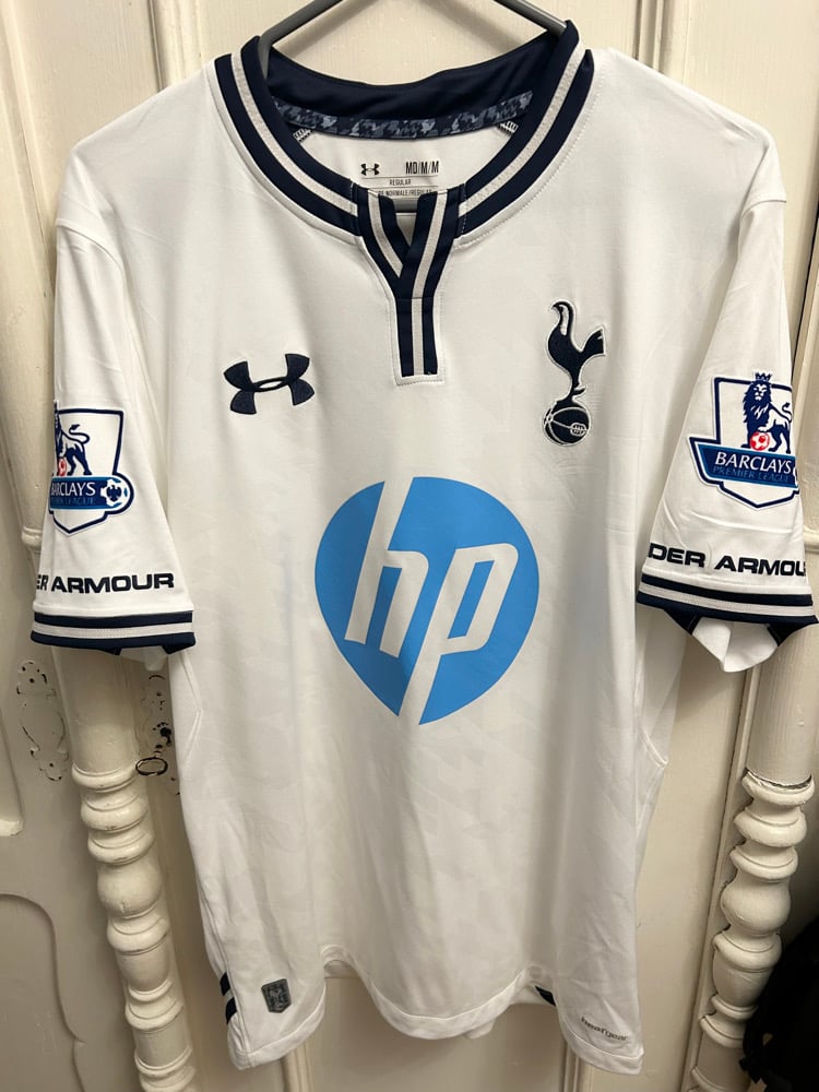 Image of Tottenham Hotspur “KANE 37” 2013/14 Home Shirt + PL patches (M)