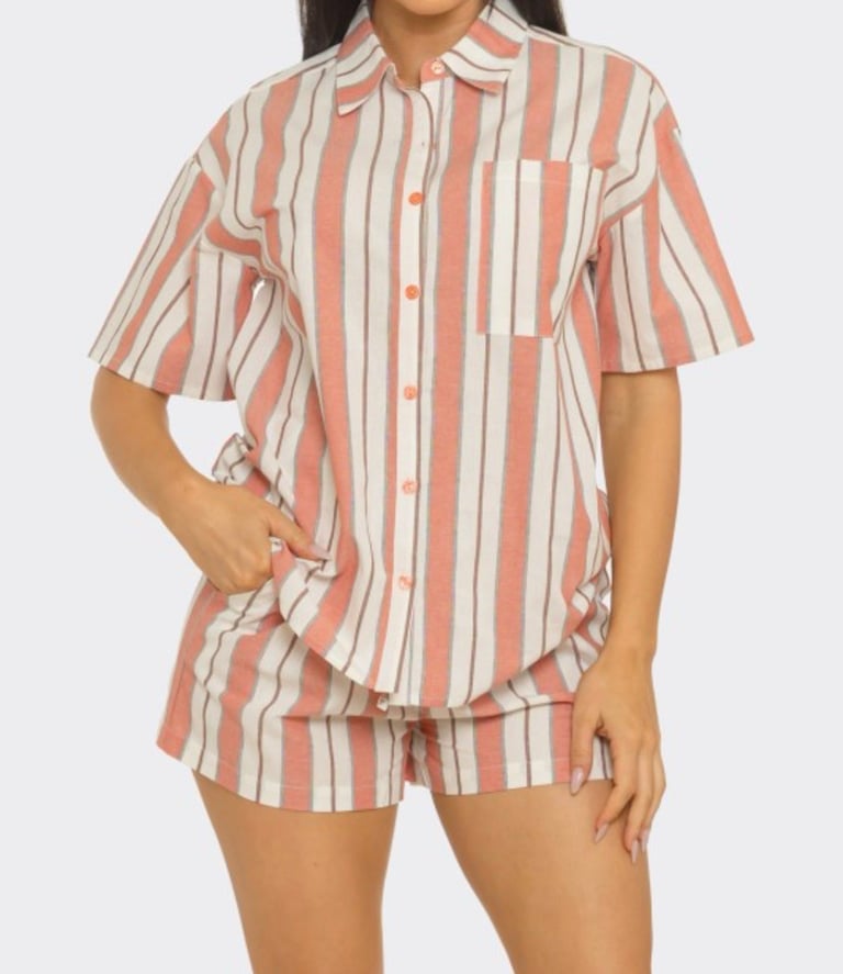 Coral 2pc Set w/ Pockets ✨MED✨ Image 3