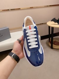 Image 2 of Dark Blue P Sneakers