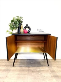 Image 4 of Mid century modern Black G Plan Cabinet - Drinks Cabinet - Records Cabinet 