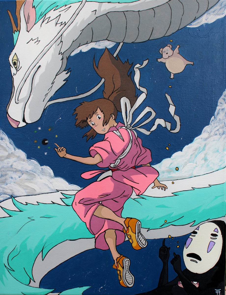 Spirited Away Print. Aruki Arts