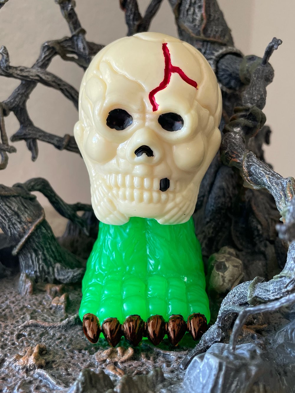 Image of Skullfoot White/Green PREORDER