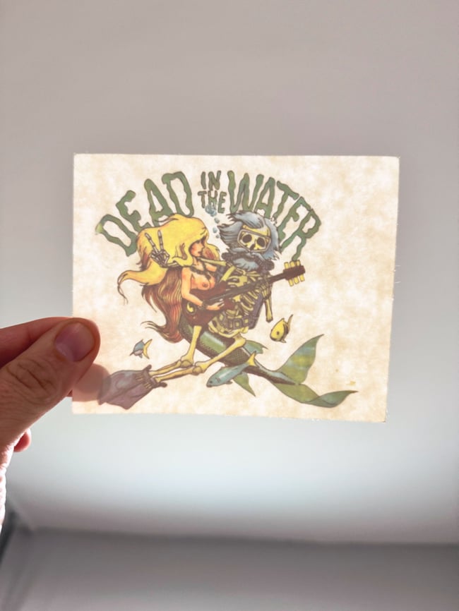 Grateful Dead 90s Dead in the Water 5" Window Sticker