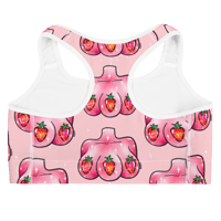 Image 2 of Strawberry Boobies Sports bra