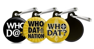 Image of Who Dat? Zipper Pulls