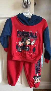 mickey football set NWT 
