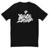 9 Black Lotus-Men's-Fitted Short Sleeve T-shirt (B&W)