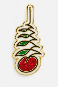 Red Glitter Cherrylome Pin (December Release)