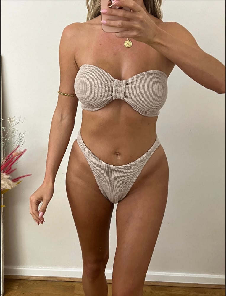 Image of Sweetie Bikini In Nude Crinkle