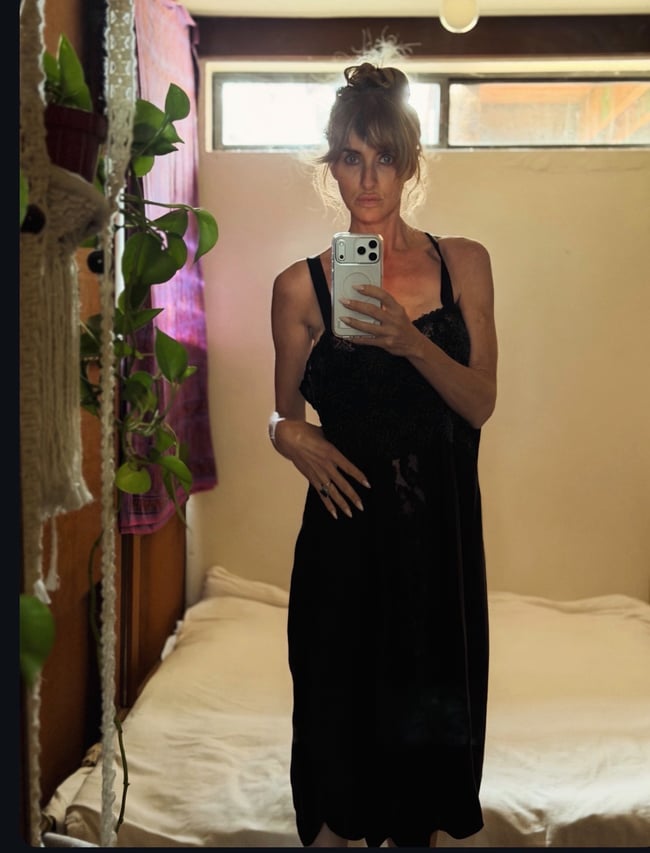 antique black silk hand beaded dress flapper lingerie 20s 30s